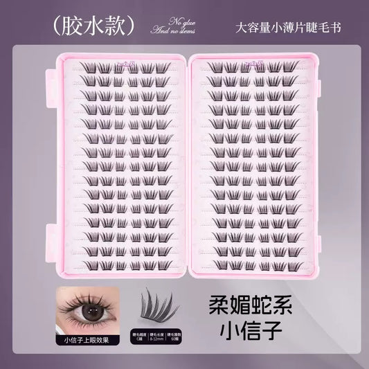 30-Row Lash Book – Mixed Thin Cluster Lashes, Full Volume (SE Asia & Western Styles)