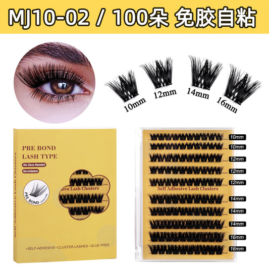 Effortless Self-Adhesive Lashes – Glue-Free DIY Cluster Eyelashes, Lightweight, Natural Volume