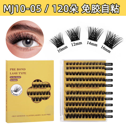 Effortless Self-Adhesive Lashes – Glue-Free DIY Cluster Eyelashes, Lightweight, Natural Volume