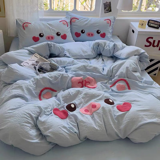 Washed Cotton Bedding Set